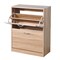 Stylish Wooden Shoe Cabinet with Flip Doors | Flat Pack | Organize Hallway in Style